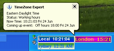 TimeZone Expert Screenshot